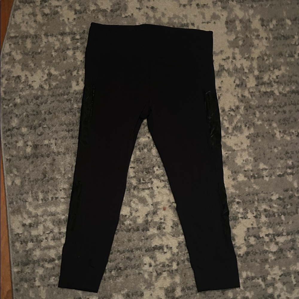 ZYIA Black High-Waisted Leggings